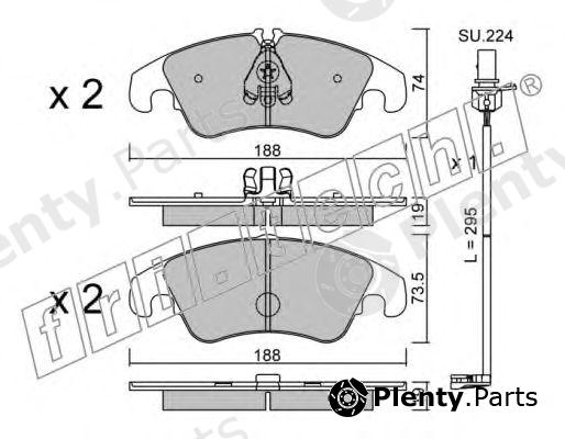  fri.tech. part 791.0W (7910W) Brake Pad Set, disc brake