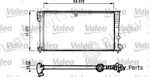  VALEO part 731570 Radiator, engine cooling