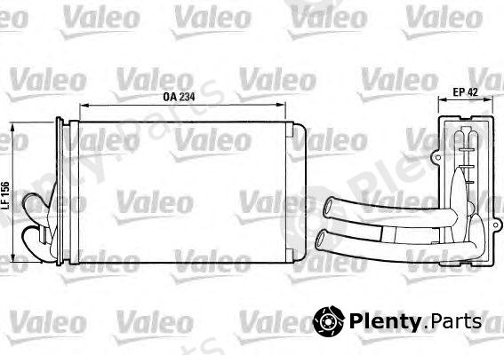  VALEO part 812012 Heat Exchanger, interior heating