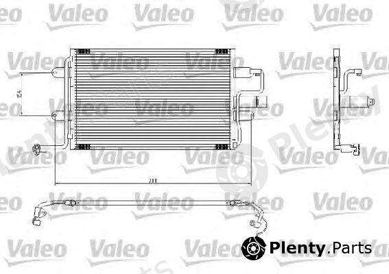  VALEO part 817244 Condenser, air conditioning