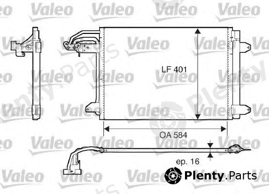  VALEO part 817777 Condenser, air conditioning