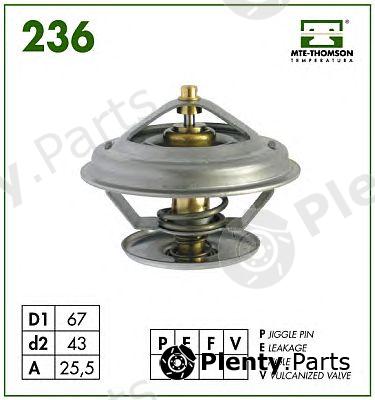  MTE-THOMSON part 236.71 (23671) Thermostat, coolant