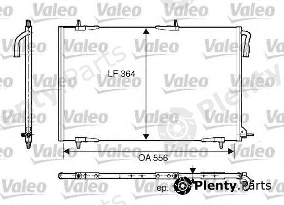  VALEO part 818000 Condenser, air conditioning