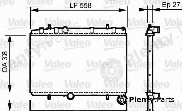  VALEO part 734338 Radiator, engine cooling