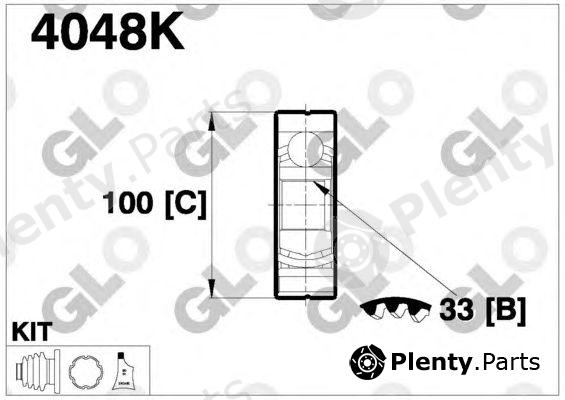  GLO part 4048K Joint Kit, drive shaft