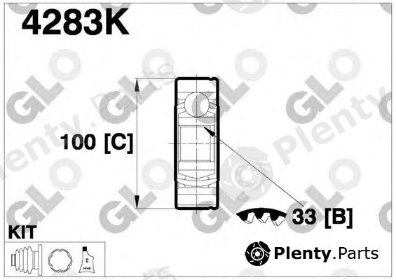  GLO part 4283K Joint Kit, drive shaft