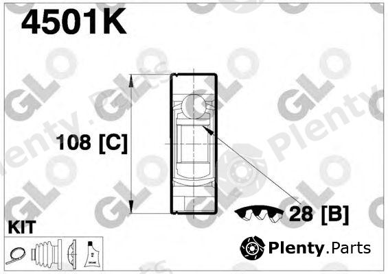  GLO part 4501K Joint Kit, drive shaft