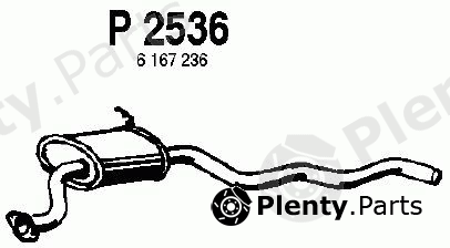  FENNO part P2536 Middle Silencer