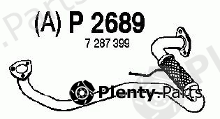  FENNO part P2689 Exhaust Pipe