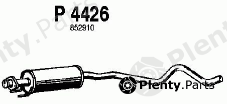  FENNO part P4426 Middle Silencer