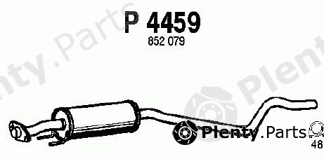  FENNO part P4459 Middle Silencer