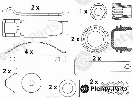  FERODO part FCV1328BFE Brake Pad Set, disc brake