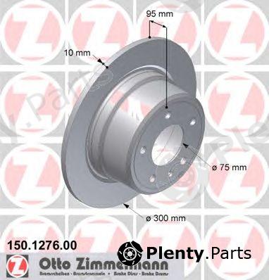  ZIMMERMANN part 150.1276.00 (150127600) Brake Disc