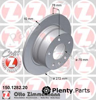  ZIMMERMANN part 150.1282.20 (150128220) Brake Disc
