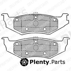  DELPHI part LP1162 Brake Pad Set, disc brake