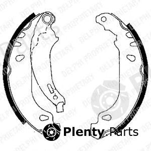  DELPHI part LS1848 Brake Shoe Set