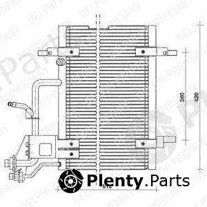  DELPHI part TSP0225011 Condenser, air conditioning