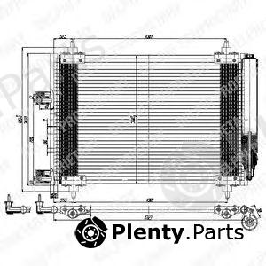  DELPHI part TSP0225537 Condenser, air conditioning