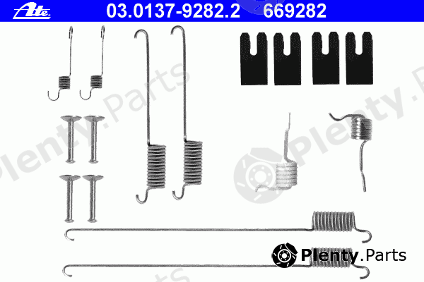 ATE part 03.0137-9282.2 (03013792822) Accessory Kit, brake shoes