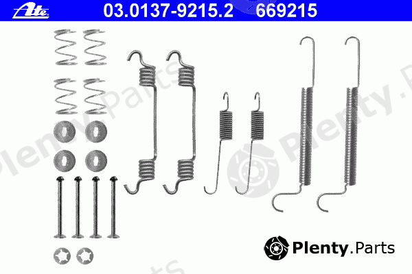  ATE part 03.0137-9215.2 (03013792152) Accessory Kit, brake shoes