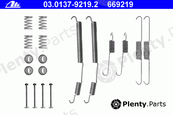  ATE part 03.0137-9219.2 (03013792192) Accessory Kit, brake shoes