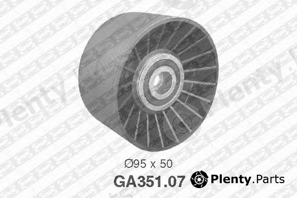  SNR part GA351.07 (GA35107) Deflection/Guide Pulley, v-ribbed belt