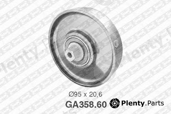  SNR part GA358.60 (GA35860) Deflection/Guide Pulley, v-ribbed belt