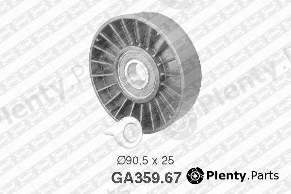  SNR part GA359.67 (GA35967) Deflection/Guide Pulley, v-ribbed belt