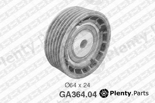  SNR part GA364.04 (GA36404) Deflection/Guide Pulley, v-ribbed belt