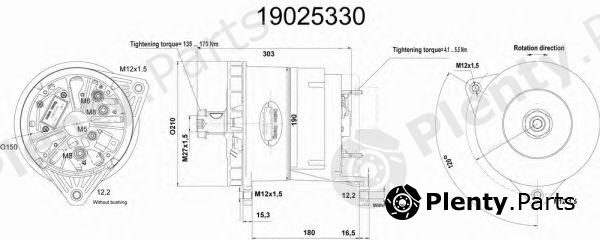  DELCO REMY part 19025330 Alternator