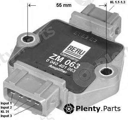  BERU part 0040401063 Switch Unit, ignition system