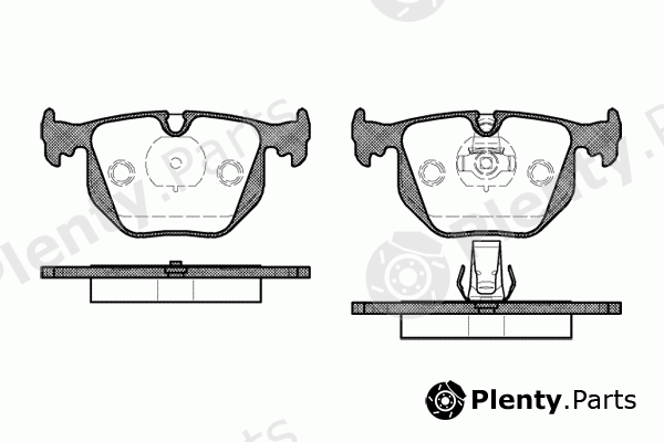  ROADHOUSE part 2381.20 (238120) Brake Pad Set, disc brake