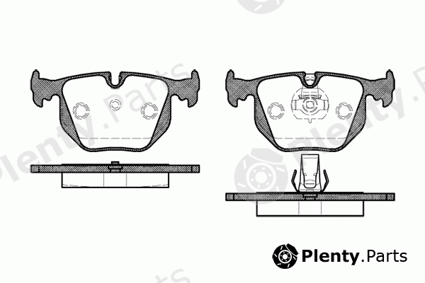  ROADHOUSE part 2381.30 (238130) Brake Pad Set, disc brake
