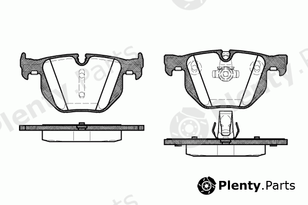  ROADHOUSE part 2381.60 (238160) Brake Pad Set, disc brake