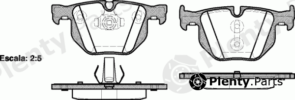  ROADHOUSE part 2381.61 (238161) Brake Pad Set, disc brake