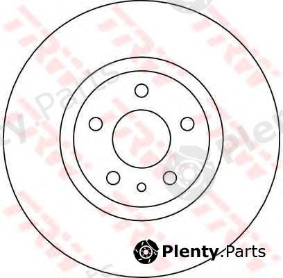  TRW part DF4025 Brake Disc