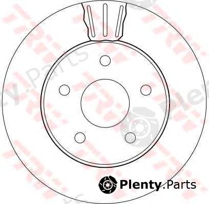  TRW part DF4170 Brake Disc