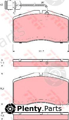  TRW part GDB1523 Brake Pad Set, disc brake