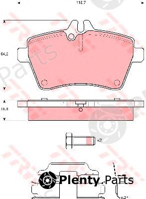  TRW part GDB1629 Brake Pad Set, disc brake