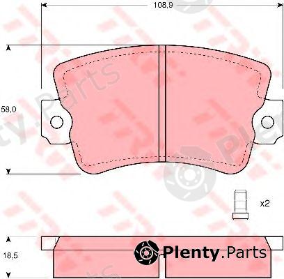  TRW part GDB243 Brake Pad Set, disc brake