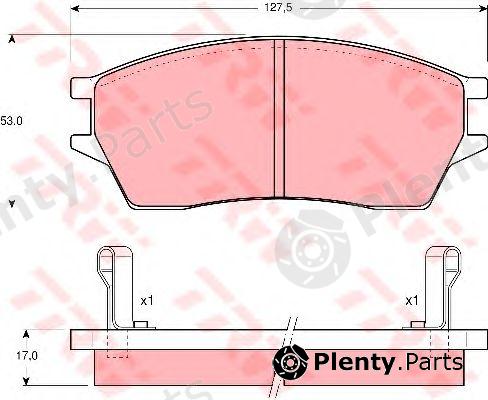  TRW part GDB3128 Brake Pad Set, disc brake