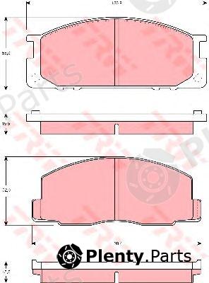  TRW part GDB3130 Brake Pad Set, disc brake