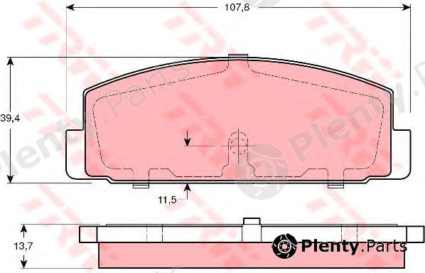  TRW part GDB3194 Brake Pad Set, disc brake