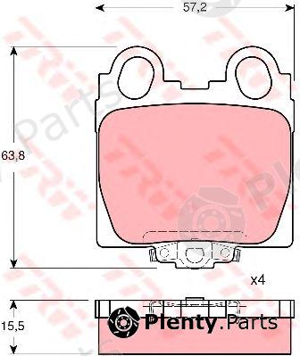  TRW part GDB3233 Brake Pad Set, disc brake