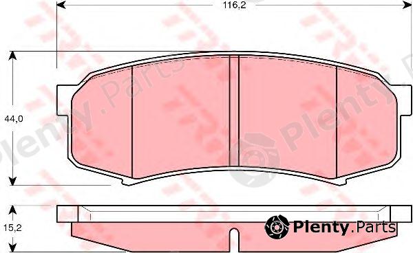  TRW part GDB3280 Brake Pad Set, disc brake