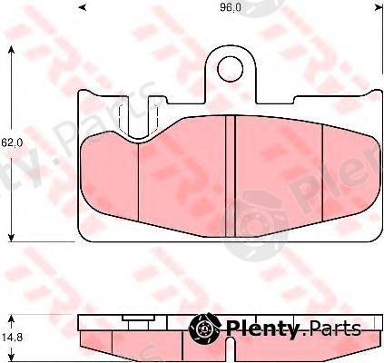  TRW part GDB3323 Brake Pad Set, disc brake