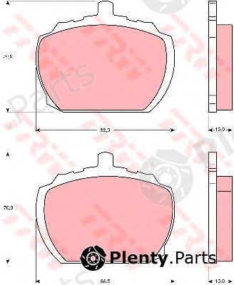  TRW part GDB340 Brake Pad Set, disc brake