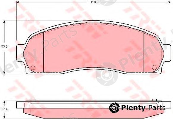  TRW part GDB4131 Brake Pad Set, disc brake