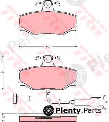  TRW part GDB462 Brake Pad Set, disc brake