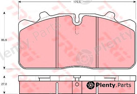  TRW part GDB5069 Brake Pad Set, disc brake